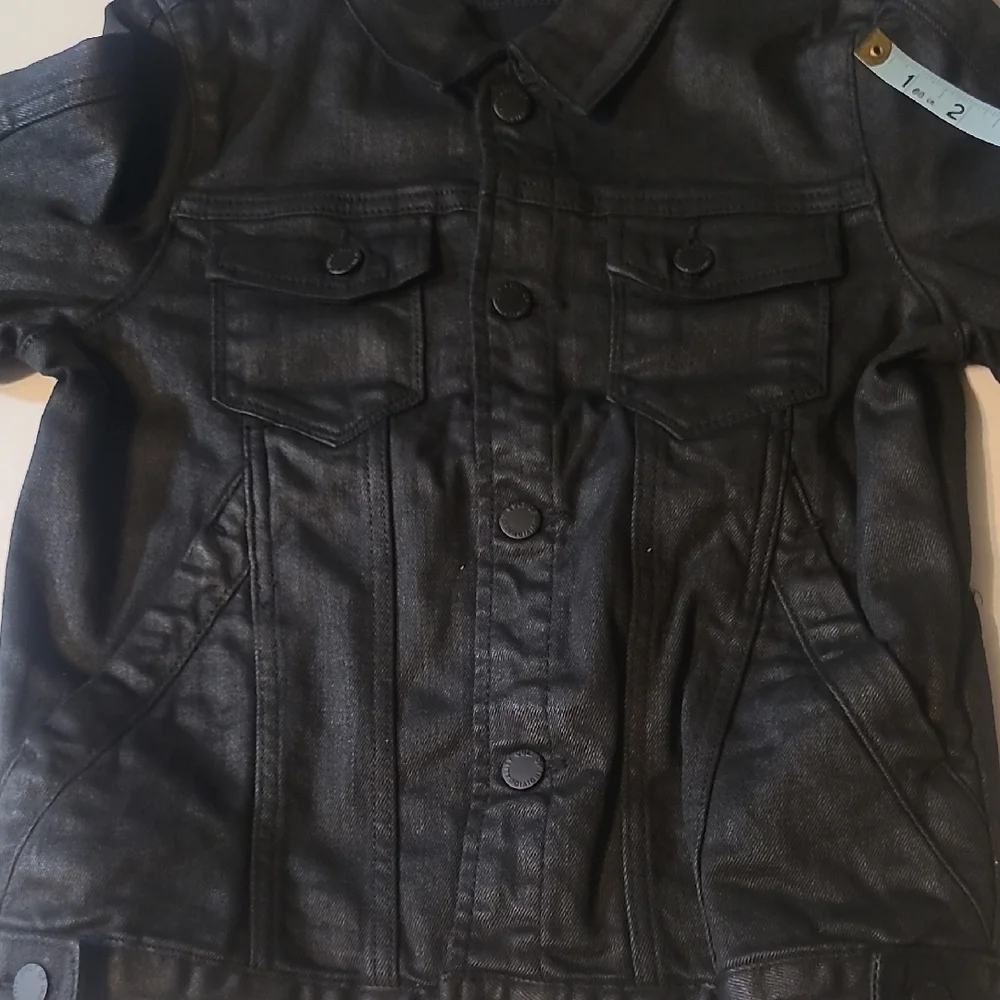 Cult Of Individuality Kids Black Denim Jacket NWOT Size 8
